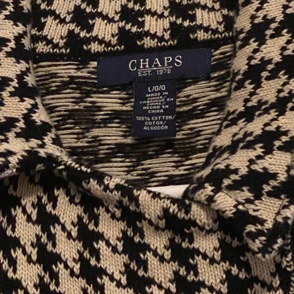 🚨SOLD Chaps Asymmetrical Moto Zip Sweater Jacket - Picture 5 of 5